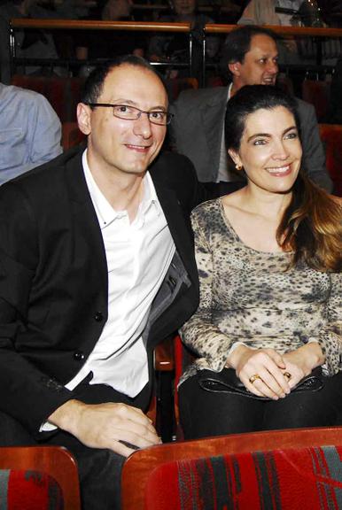 Britto Jr com sua esposa Fernanda Fernandes