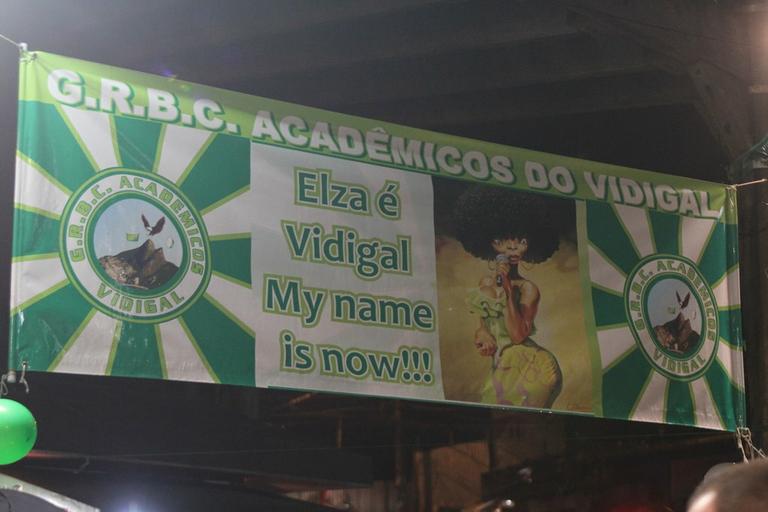 Elza Soares é homenageada no Vidigal, Rio de Janeiro