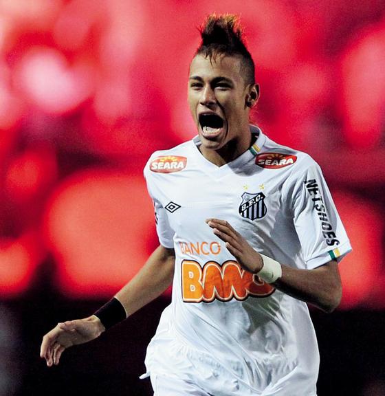 Neymar foi o principal responsável pelo título do Santos na Libertadores
