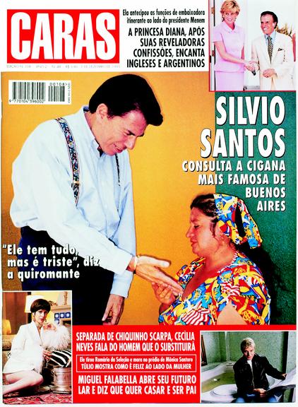 Silvio Santos na capa de CARAS