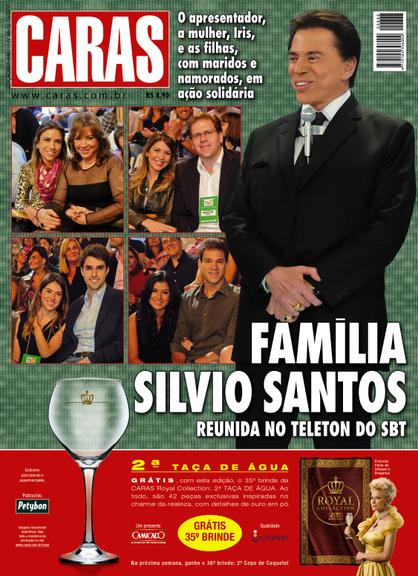 Silvio Santos na capa de CARAS