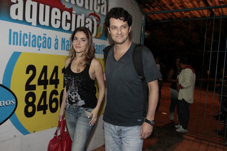 Monique Alfradique e Marcelo Serrado