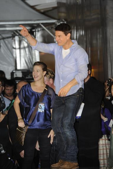 Tom Cruise dança na festa de 'Missão Impossível 4'