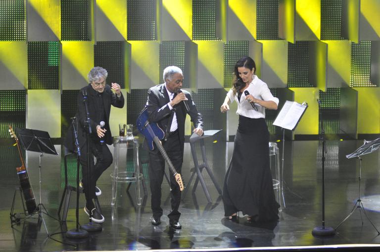 Caetano Veloso, Ivete Sangalo e Gilberto Gil