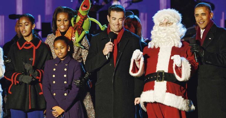 Clã Obama e Papai Noel
