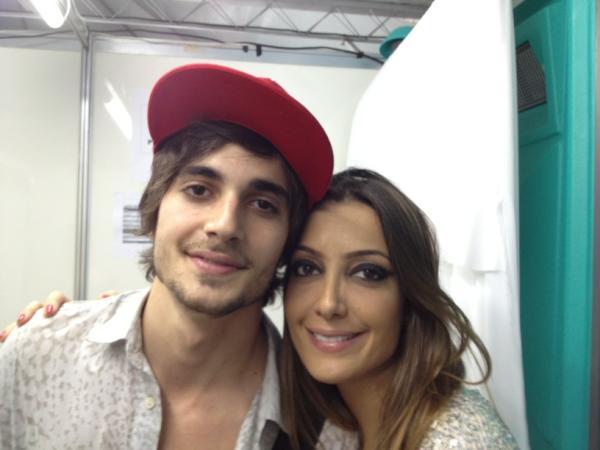 Fiuk e a irmã Tainá em show de Belo Horizonte