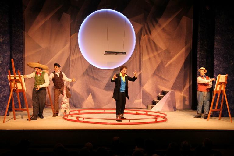 João Velho atua no espetáculo teatral Chagall 