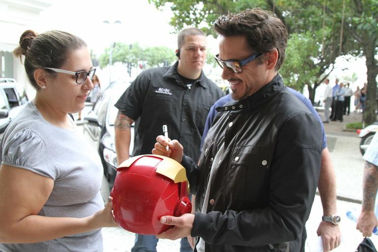 A simpatia de Robert Downey Jr. no Rio de Janeiro