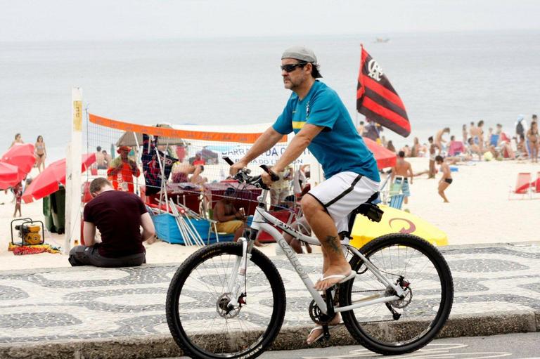 Antonio Calloni preferiu pedalar para se exercitar