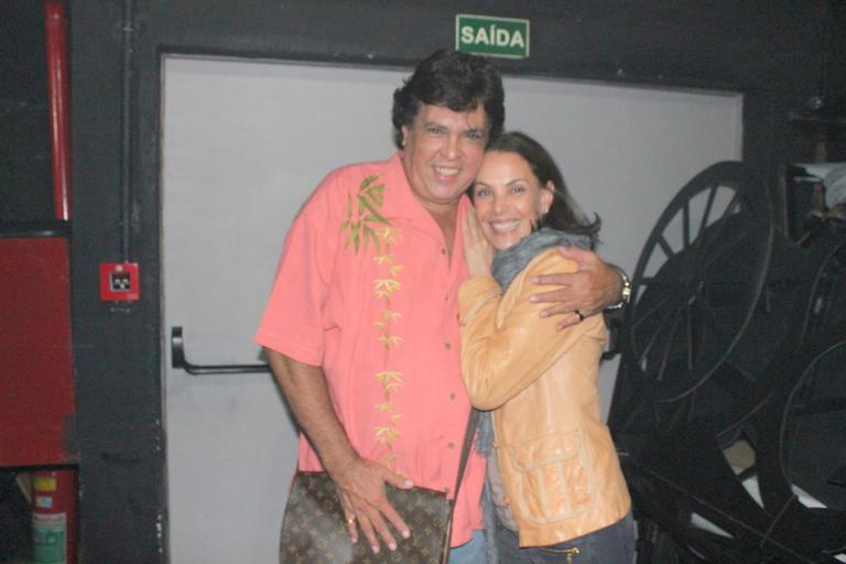 Sidney Magal e Carolina Ferraz