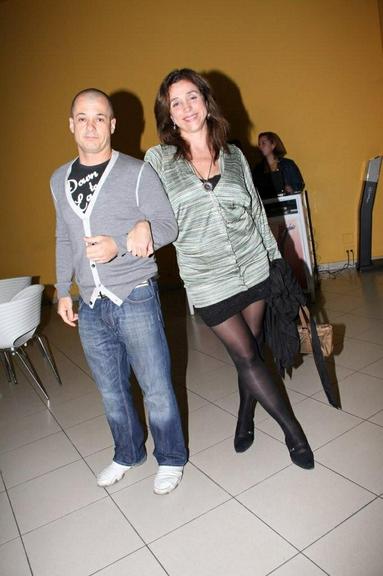 Marisa Orth com o namorado Dalua