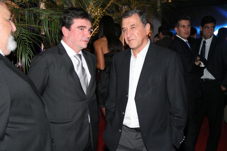 Andreas Sanches (diretor CBF) e Carlos Alberto Parreira