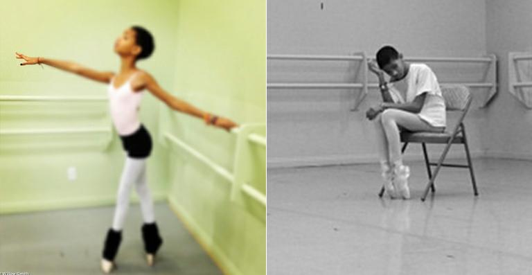 Willow Smith mostrou seu novo visual no Twitter, em fotos tiradas durante sua aula de dança