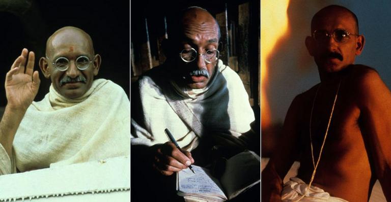 Ben Kingsley interpretou Mahatma Gandhi no filme 'Gandhi'