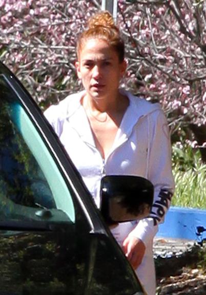 Jennifer Lopez sem maquiagem