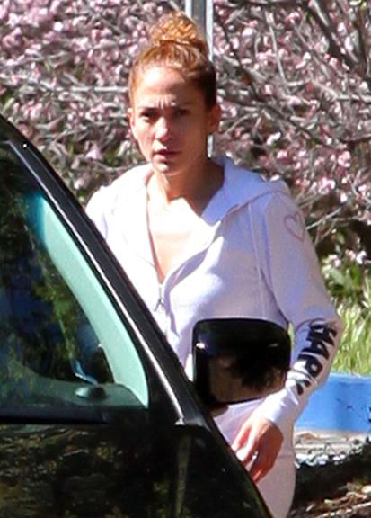 Jennifer Lopez sem maquiagem