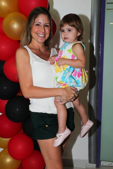 Patrícia Maldonado com a filha Nina