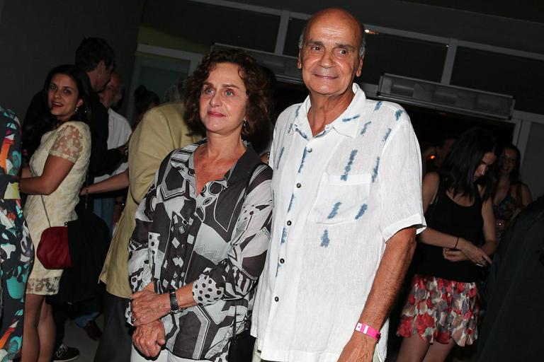 Regina Braga com o marido Drauzio Varella