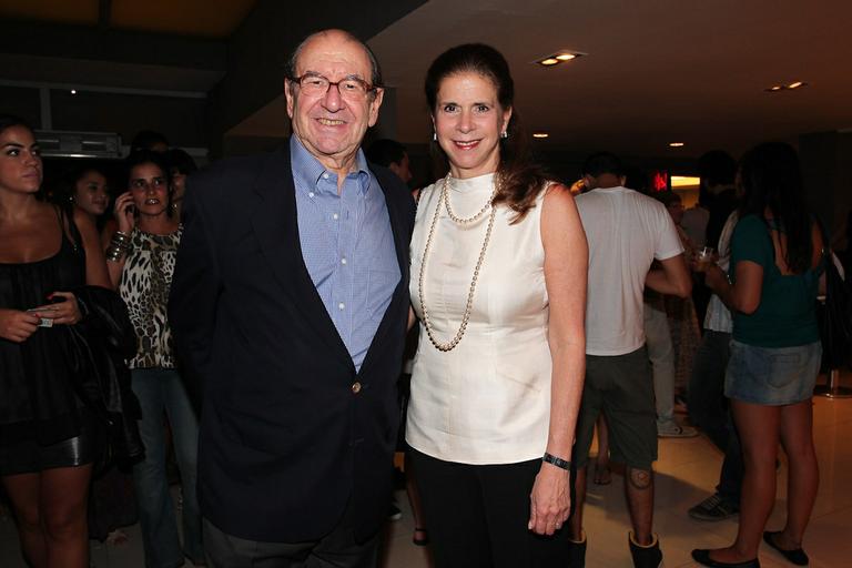 Roberto Civita, presidente da Editora Abril, com a esposa Maria Antônia