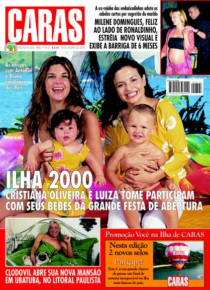Cristiana Oliveira e Luiza Tomé com os filhos - edição 323