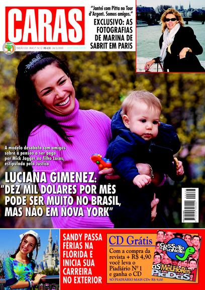 Luciana Gimenez com o filho - edição 333
