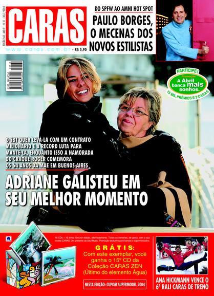 Adriane Galisteu e a mãe - edição 560