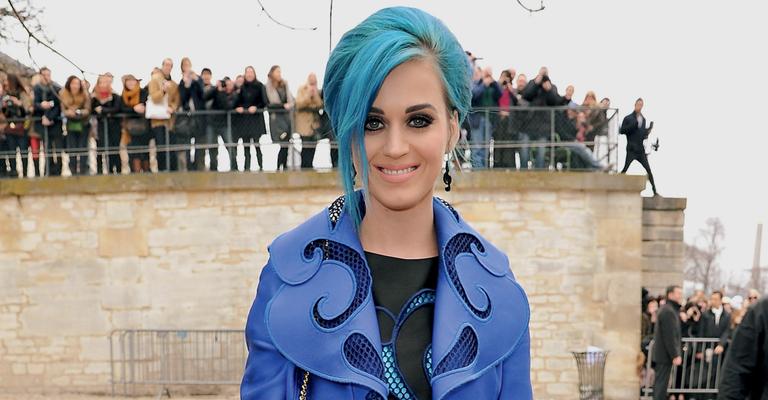 Katy Perry, moda azul