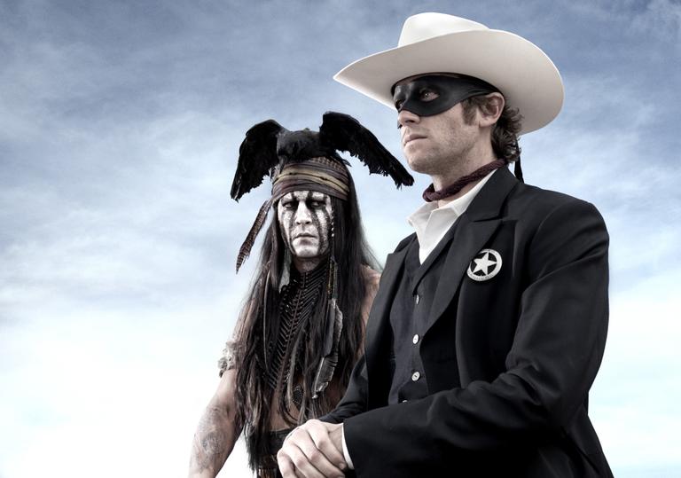  Johnny Depp e Armie Hammer aparecem na primeira imagem de 'Cavaleiro Solitário