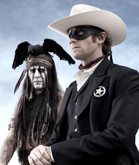  Johnny Depp e Armie Hammer aparecem na primeira imagem de 'Cavaleiro Solitário