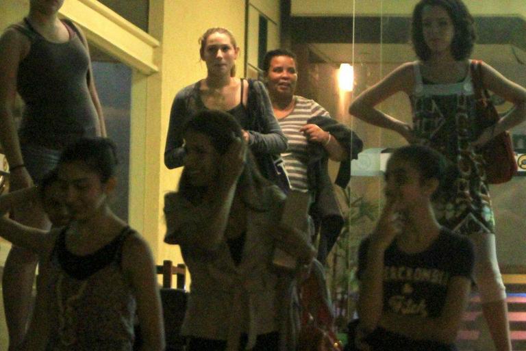 Sasha deixa aula de balé no Rio de Janeiro