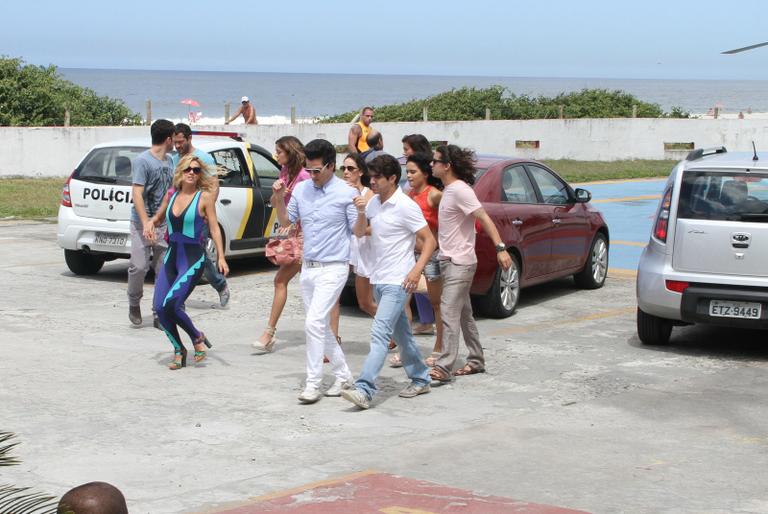 Perto de acabar, elenco de 'Fina Estampa' grava cenas finais na Barra da Tijuca