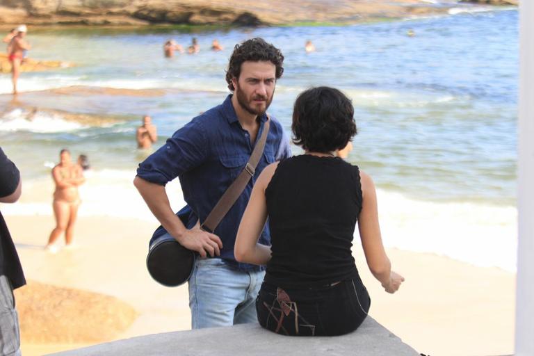 Gabriel Braga Nunes e Letícia Persiles gravam cenas de 'Amor Eterno Amor'