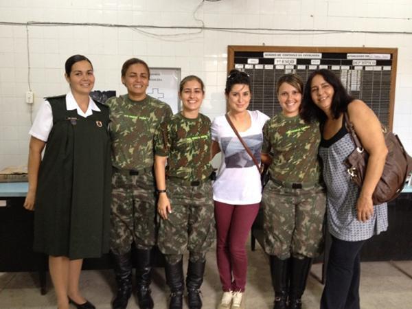 Fernanda Paes Leme em treinamento para 'Salve Jorge'