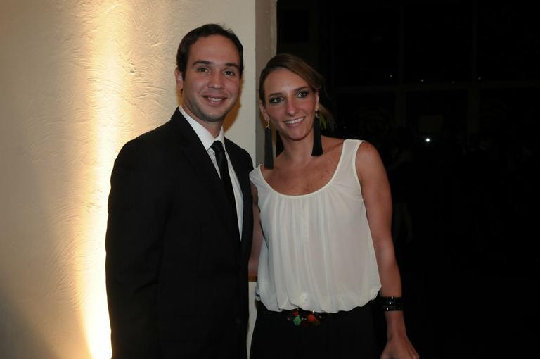 Caio Ribeiro e a esposa Renata