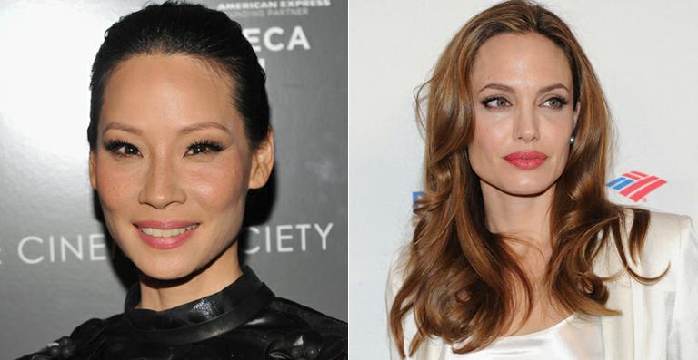 Lucy Liu foi uma das três Panteras, mas seu papel foi escrito para Angelina Jolie