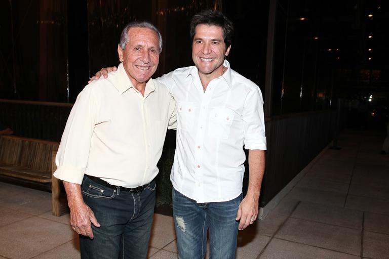 Daniel com o pai, José Camilo