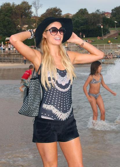 Paris Hilton em Bondi Beach