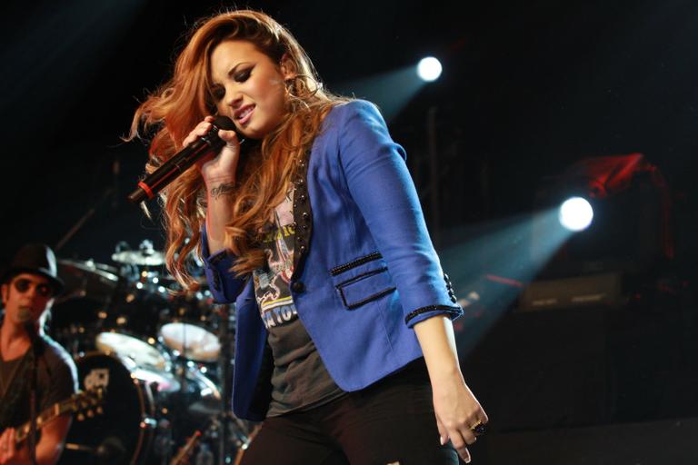 Demi Lovato faz show no Rio de Janeiro