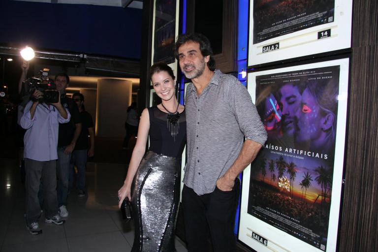Nathalia Dill e Marcos Prado na pré-estreia de 'Paraísos Artificiais'