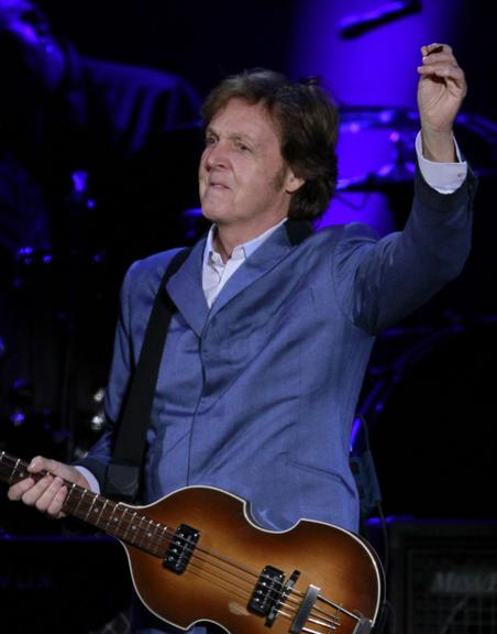 Paul McCartney durante show em Florianópolis