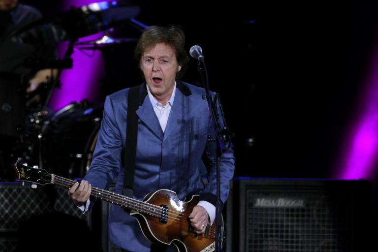 Paul McCartney durante show em Florianópolis