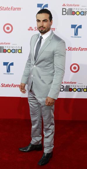 Gabriel Valenzuela no red carpet do Billboard Latin Music Awards, na Flórida, Estados Unidos