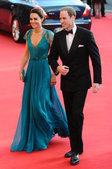 Kate Middleton e Príncipe William chegam para concerto de gala das Olimpíadas, em Londres