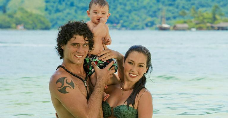 Daniele Suzuki deu à luz Kauai, fruto de seu casamento com Fábio Novaes, em 13 de junho de 2011