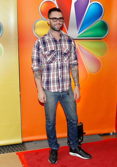 Adam Levine, do Maroon 5, também está no The Voice americano