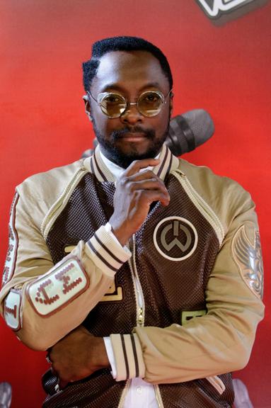 O rapper americano Will.i.am, do The Black Eyed Peas, também trabalha na versão britânica do The Voice