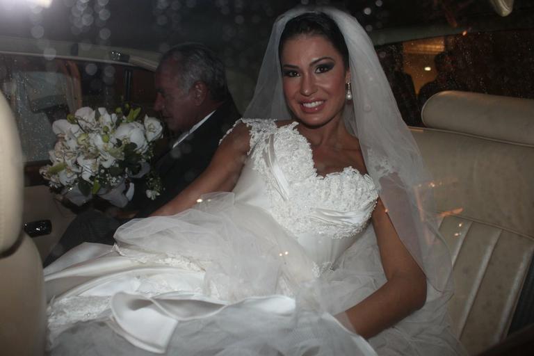Gracyanne Barbosa no dia do casamento com Belo