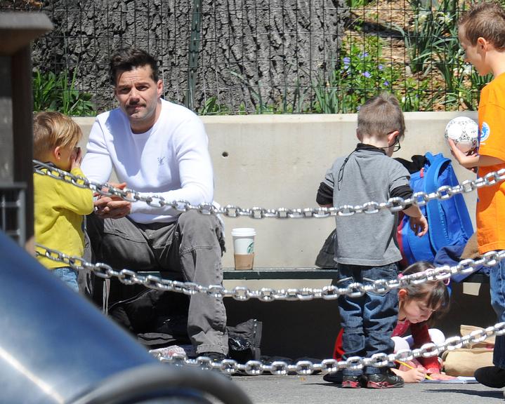 Ricky Martin: passeio em família
