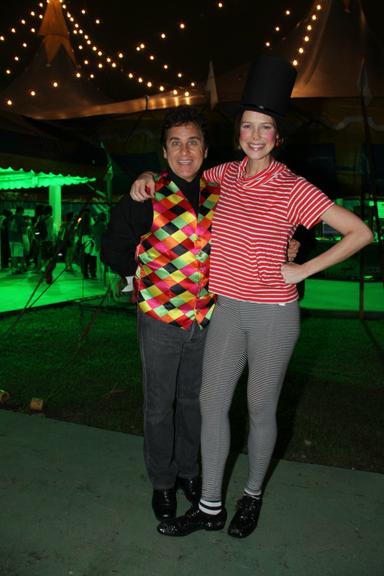Marcos Frota e Luana Piovani comandam a abertura do primeiro Festival Internacional do Circo, no Rio de Janeiro