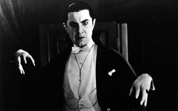 Bela Lugosi como conde Drácula